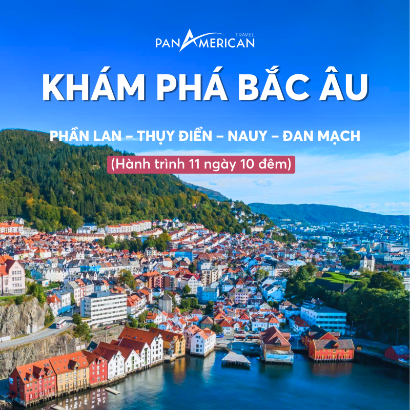 Tour Bắc Âu 11N10Đ Thụy Điển - Phần Lan - Na Uy - Đan Mạch
