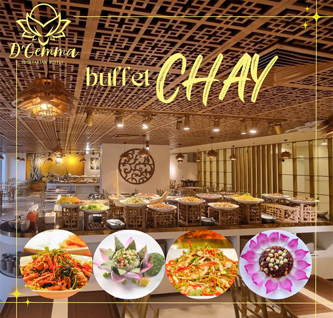 D’Gemma - Buffet Chay Cao Cấp Trưa Tối - Điểm Hẹn Hoàn Hảo